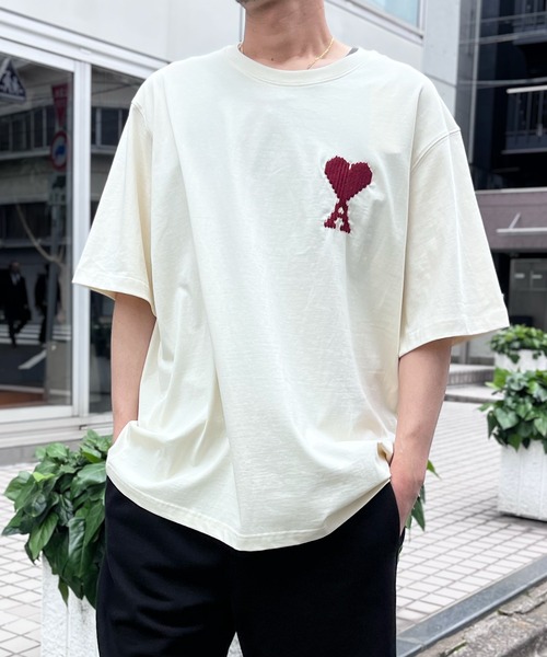 AMI Alexandre Mattiussi tシャツ 半袖 「AMI PARIS」アミ パリス