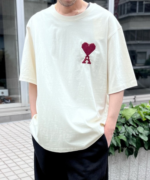 AMI Alexandre Mattiussi tシャツ 半袖 「AMI PARIS」アミ パリス