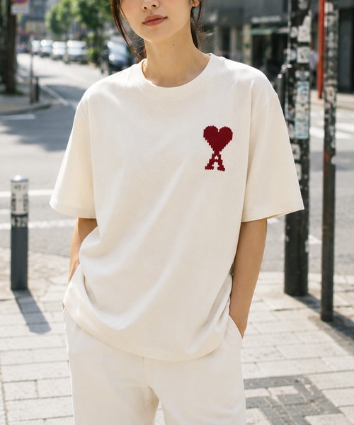 AMI Alexandre Mattiussi tシャツ 半袖 「AMI PARIS」アミ パリス