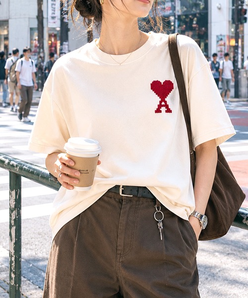 AMI Alexandre Mattiussi tシャツ 半袖 「AMI PARIS」アミ パリス