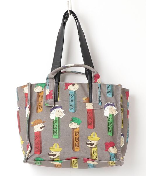 【美品】 ear PAPILLONNER×PEZ ペアレンツバッグ ポーチ付き ear PAPILLONNER（イア パピヨネ） 「pez」2WAYバッグ「peppermint
