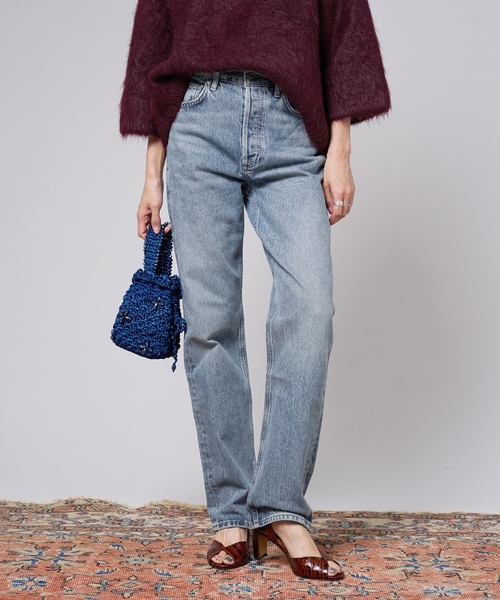 「IENA LA BOUCLE」 「AGOLDE」デニムパンツ 25 ブルー系その他 レディース_画像4