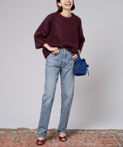 「IENA LA BOUCLE」 「AGOLDE」デニムパンツ 25 ブルー系その他 レディース_画像7