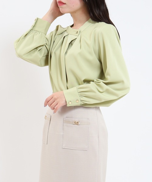 「TRUDEA」 長袖ブラウス MEDIUM ホワイト レディース_画像4