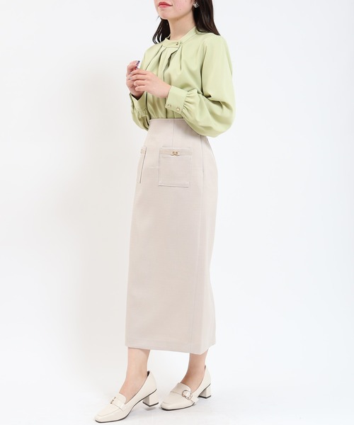 「TRUDEA」 長袖ブラウス MEDIUM ホワイト レディース_画像5