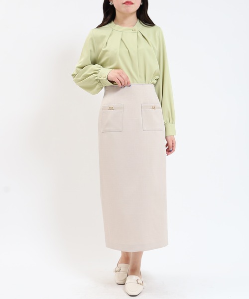 「TRUDEA」 長袖ブラウス MEDIUM ホワイト レディース_画像6