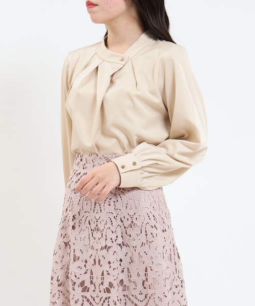 「TRUDEA」 長袖ブラウス MEDIUM ホワイト レディース_画像9
