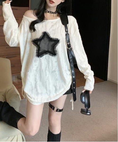 「NANEA」 長袖カットソー LARGE ブラック レディース_画像9