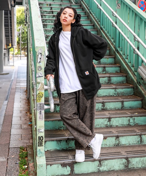 Carhartt（カーハート） ジップアップパーカー X-LARGE ブラック