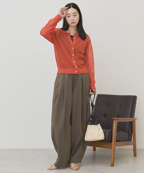 「AMERICAN HOLIC」 ニットカーディガン M ネイビー レディース_画像8