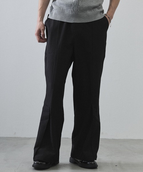 スラックス Front Slit Flare Slacks / フロントスリットフレアスラックス メンズ レディース | Shoowtime | 07