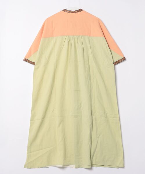 「KRIFF MAYER Lady's Collection」 半袖ワンピース MEDIUM ベージュ レディース_画像8