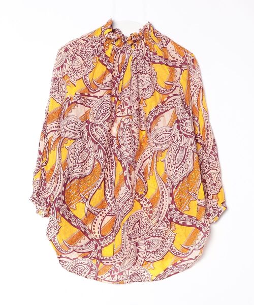 「KAREN WALKER」 長袖ブラウス 4 オレンジ レディース_画像2