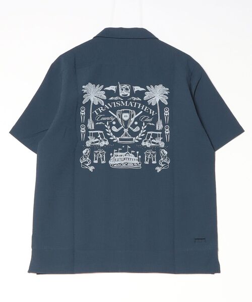 シャツ 半袖 トラヴィスマシュー TravisMathew 半袖バックプリント