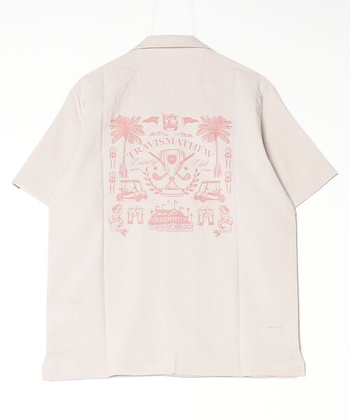 シャツ 半袖 トラヴィスマシュー TravisMathew 半袖バックプリント