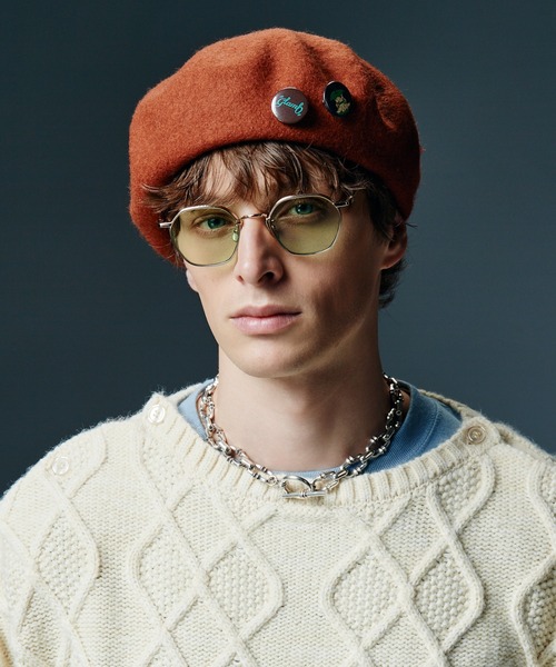 glamb（グラム） 帽子 ベレー帽 メンズ Cinematic Basque Beret