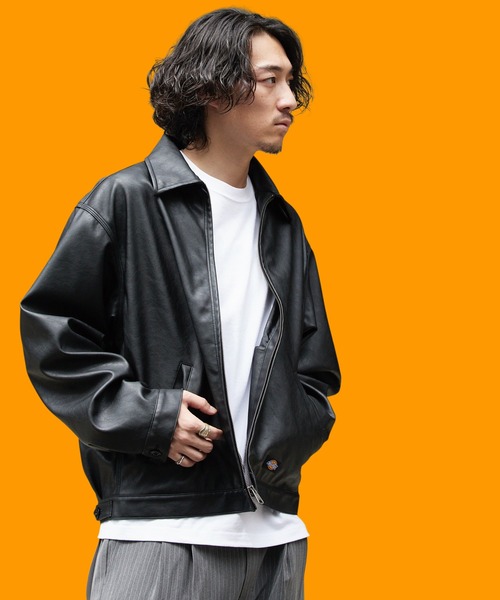 Dickies（ディッキーズ） ブルゾン アウター FAKE LEATHER EISENHOWER