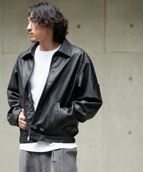 Dickies（ディッキーズ） ブルゾン アウター FAKE LEATHER EISENHOWER