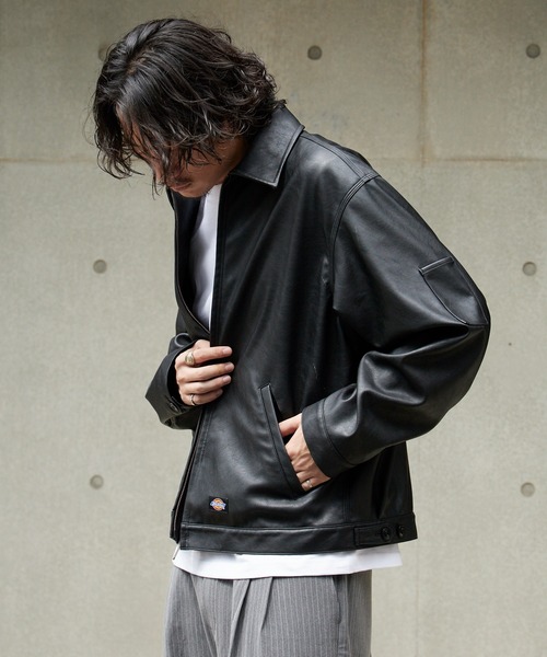 Dickies（ディッキーズ） ブルゾン アウター FAKE LEATHER EISENHOWER