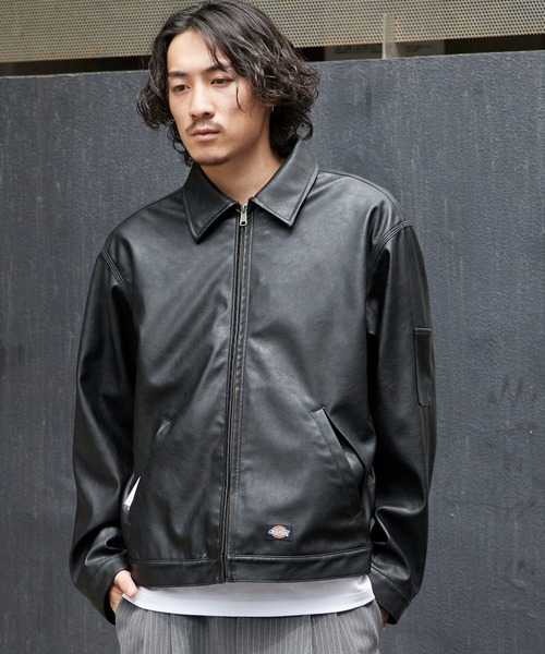Dickies（ディッキーズ） ブルゾン アウター FAKE LEATHER EISENHOWER