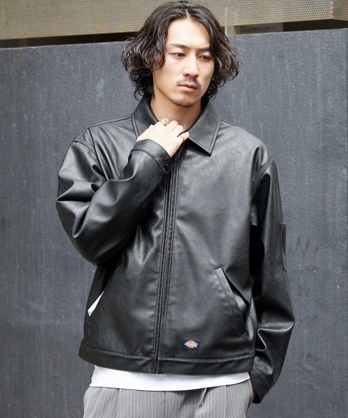 Dickies（ディッキーズ） ブルゾン アウター FAKE LEATHER EISENHOWER