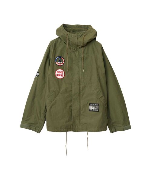 ヒステリックグラマーコート HYSTERIC GLAMOUR（ヒステリックグラマー） ミリタリージャケット