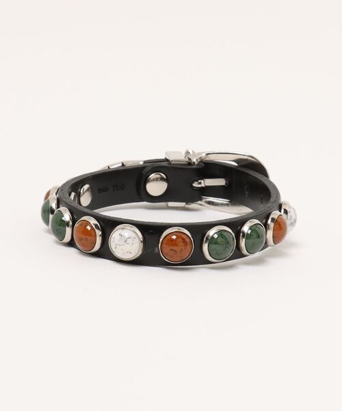 TOGA TOO ブレスレット TOGA TOO Stone leather bangle レディース