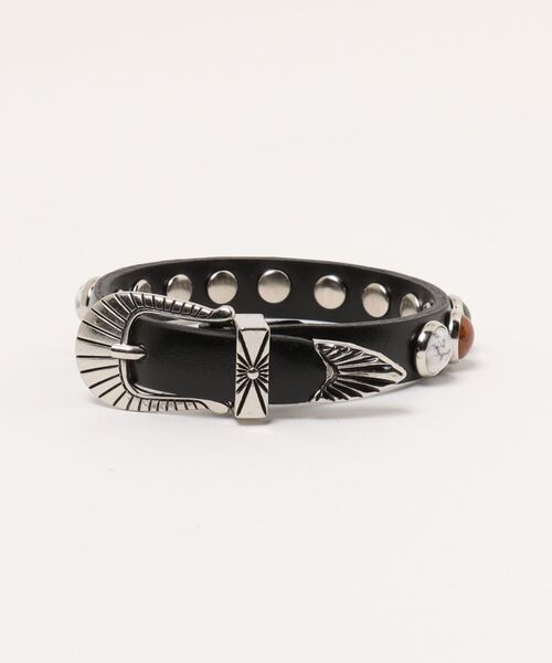 TOGA TOO ブレスレット TOGA TOO Stone leather bangle レディース