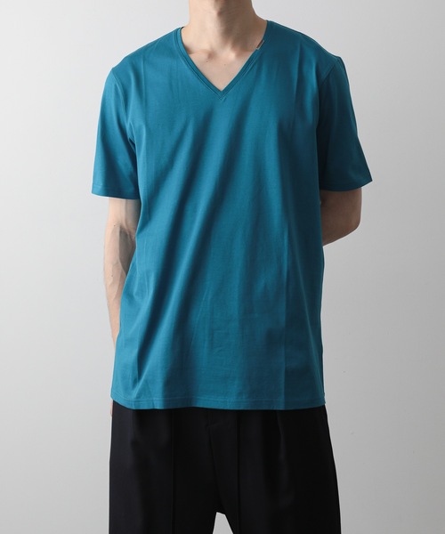 ATO（アトウ） tシャツ 60/2T-CLOTH V-NECK T-SHIRT メンズ : ZOZOTOWN