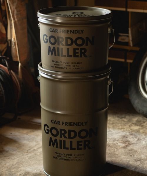 GORDON MILLER（ゴードンミラー） ペール缶 収納型スツール 12L