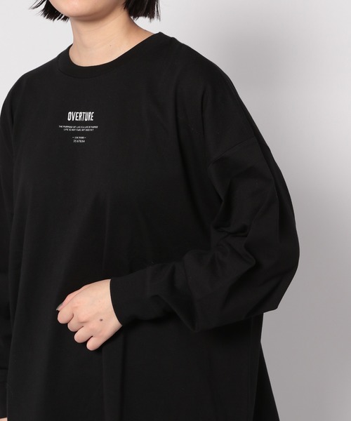 PAGEBOY（ページボーイ） tシャツ Tシャツ プチロゴBIGロンT /プリント