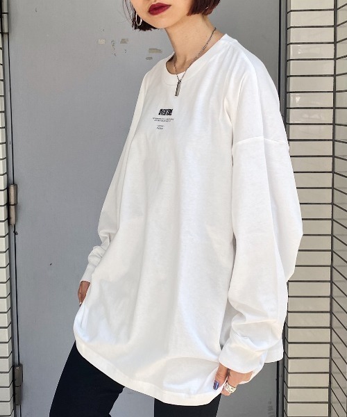 PAGEBOY（ページボーイ） tシャツ Tシャツ プチロゴBIGロンT /プリント