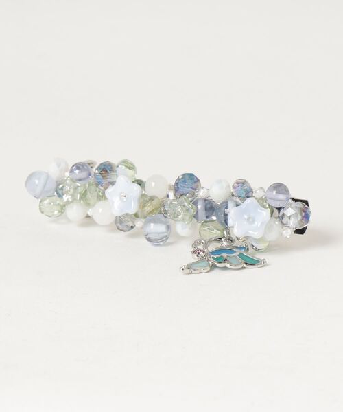 大注目 ヘアクリップ 藤の花モチーフバレッタ 国産 Drjuice2u Com