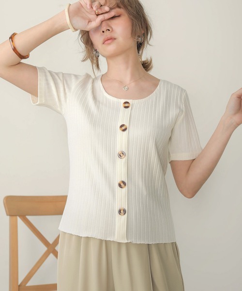 BAB（バブ） tシャツ Tシャツ 「WEB限定」裾メロウベーシック