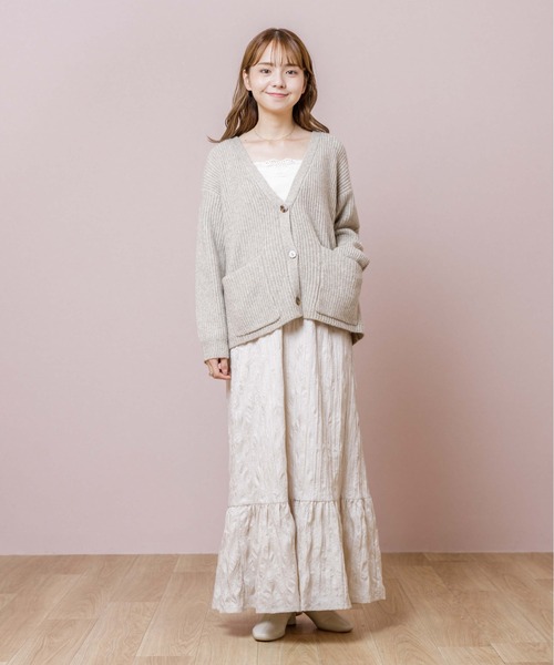 flower - flower 大人気カーディガン♡♡ 40%OFF】fluff knit cardigan4～ﾌﾗｯﾌﾆｯﾄｶｰﾃﾞｨｶﾞﾝ4 | flower