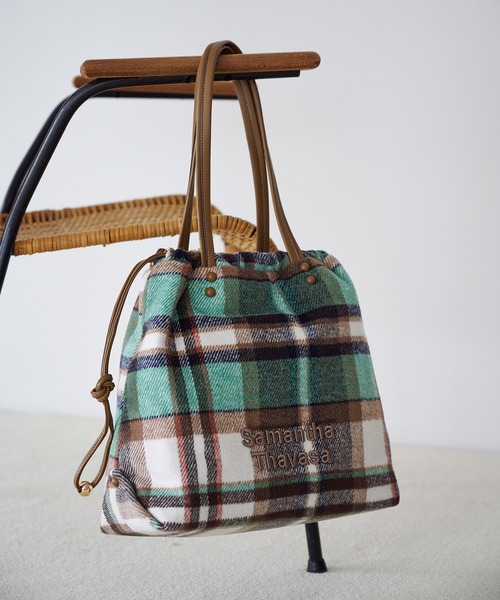 ブランド トートバッグ Paypayモール店 通販 Paypayモール バッグ チェック柄トートバッグ 小サイズ