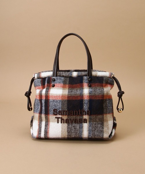 ブランド トートバッグ Paypayモール店 通販 Paypayモール バッグ チェック柄トートバッグ 小サイズ