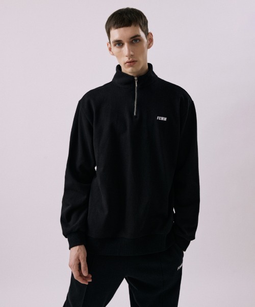 ★韓国の人気★【FCMM】★CLUB FLEECE HALF-ZI.P★フリース★ セール】CLUB FLEECE HALF-ZIP/クラブフリースハーフジップ