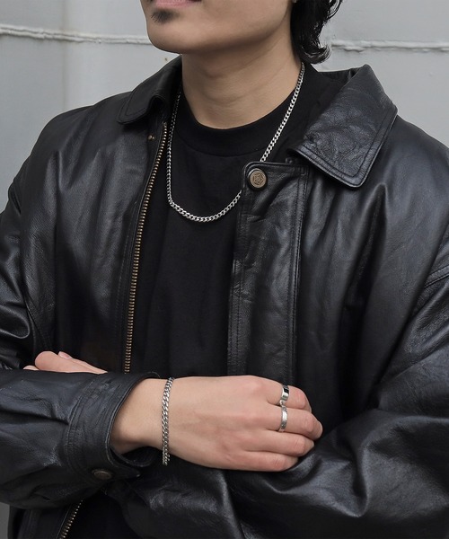 マカバーバ　ブレスレットとネックレス SBG by 7JEWELRY ブレスレット 喜平チェーンブレスレット メンズ