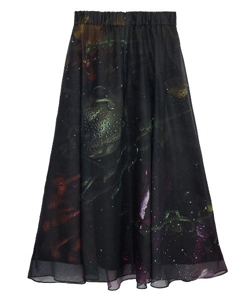 スカート FROSTED GLASS FLOWER FLARE SKIRT レディース : 71813232 