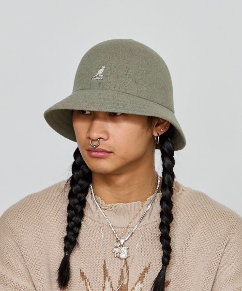 KANGOL 帽子 ハット WOOL CASUAL レディース メンズ : ZOZOTOWN