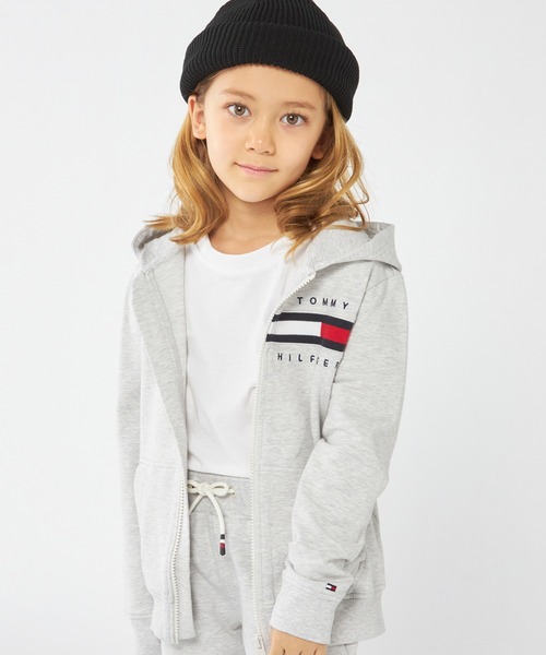 パーカー BOYS リブインサートジップスルーパーカー キッズ 子供服 男の子 女の子の画像