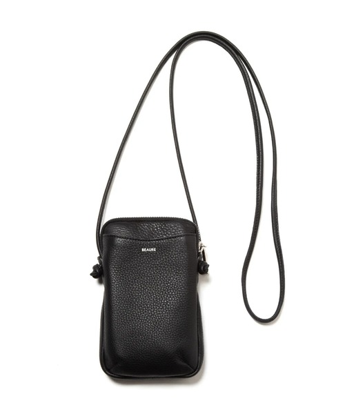 Beau're 「BEAURE」NEW カウレザー スマホショルダーポーチ B