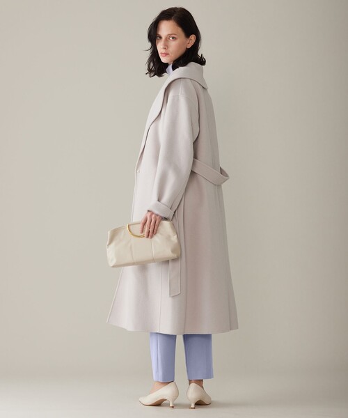 自由区（ジユウク） コート アウター ウールリバーロング コート