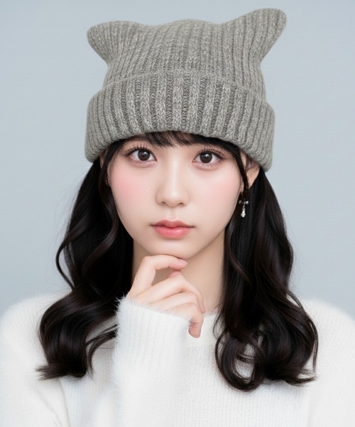 Sense of Grace（センスオブグレース） ニット帽 ニットキャップ 猫耳