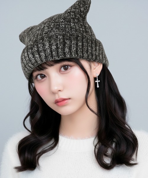 Sense of Grace（センスオブグレース） ニット帽 ニットキャップ 猫耳
