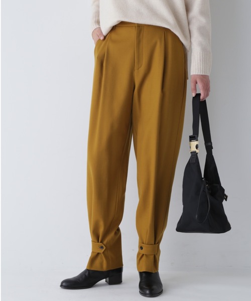 human woman（ヒューマンウーマン） パンツ 裾しぼりパンツ レディース