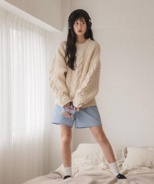 HEILIS（ヘイリス） ニット セーター ケーブル 「定番人気！HIT ITEM