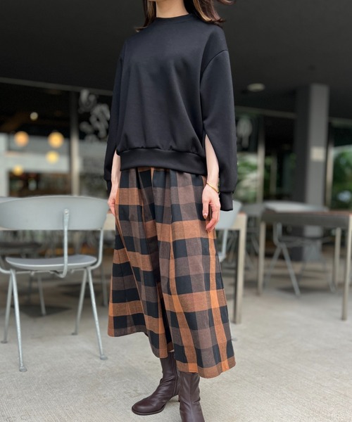 NAUL トレーナー スウェット 袖下ZIPボンディングプルオーバー