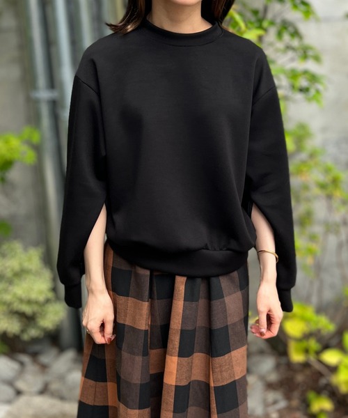 NAUL トレーナー スウェット 袖下ZIPボンディングプルオーバー